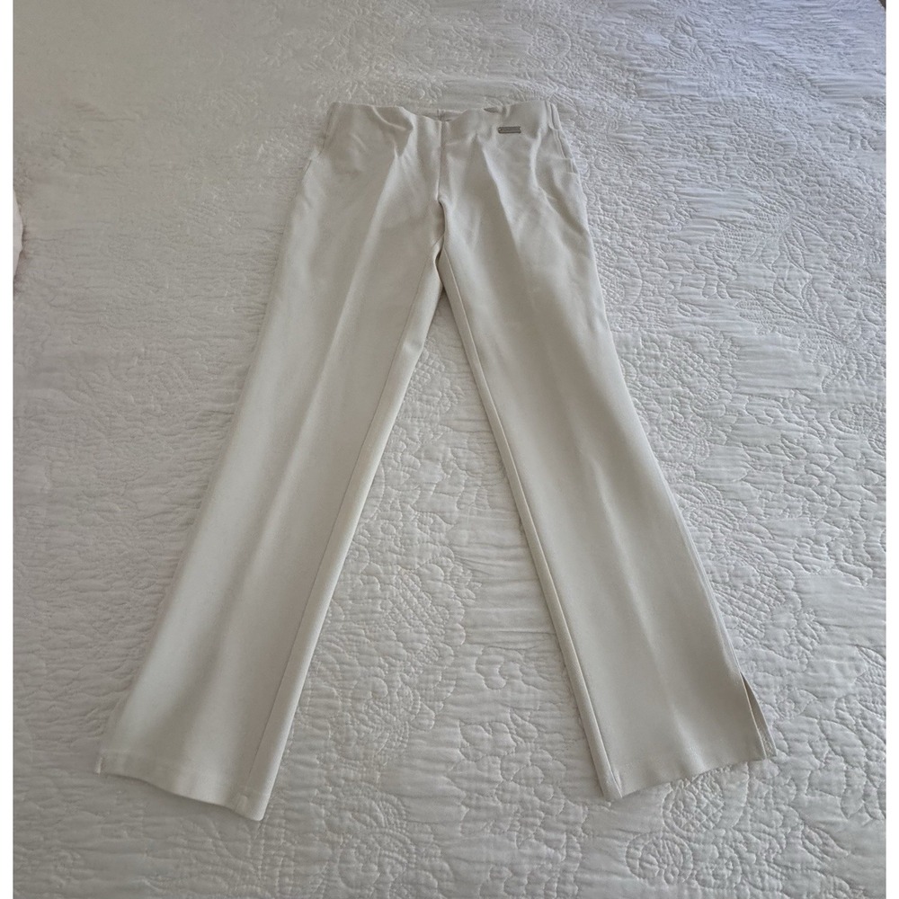 Rafaella Ivory Pull On Pants - Size Small Petite SP